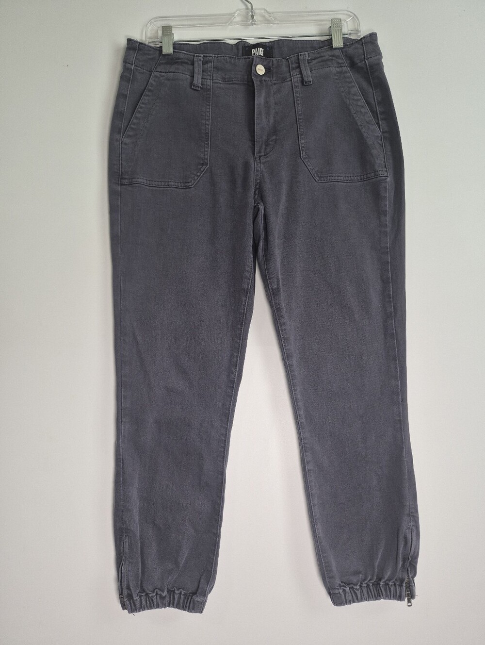 PAIGE Mayslie Cropped Jogger Charcoal Grey 30 #101-2433272